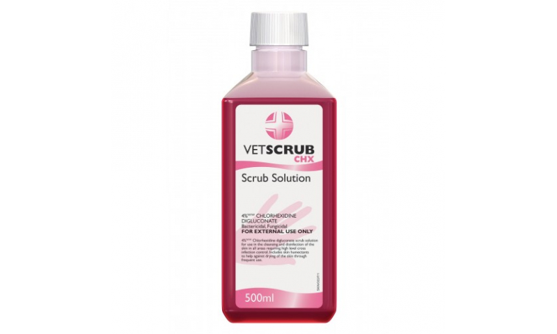 Vetscrub 500ml (chlorhexidine gluconate 4%)